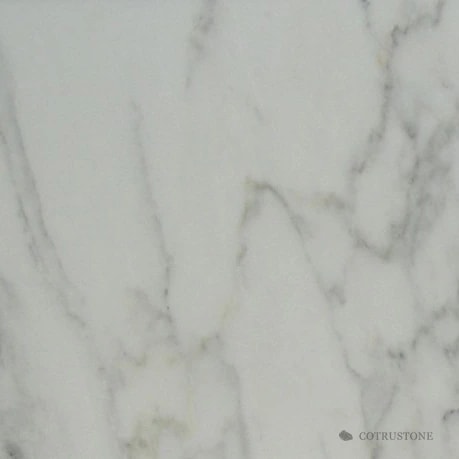 Statuario White marble with a pale background and fine grey veins