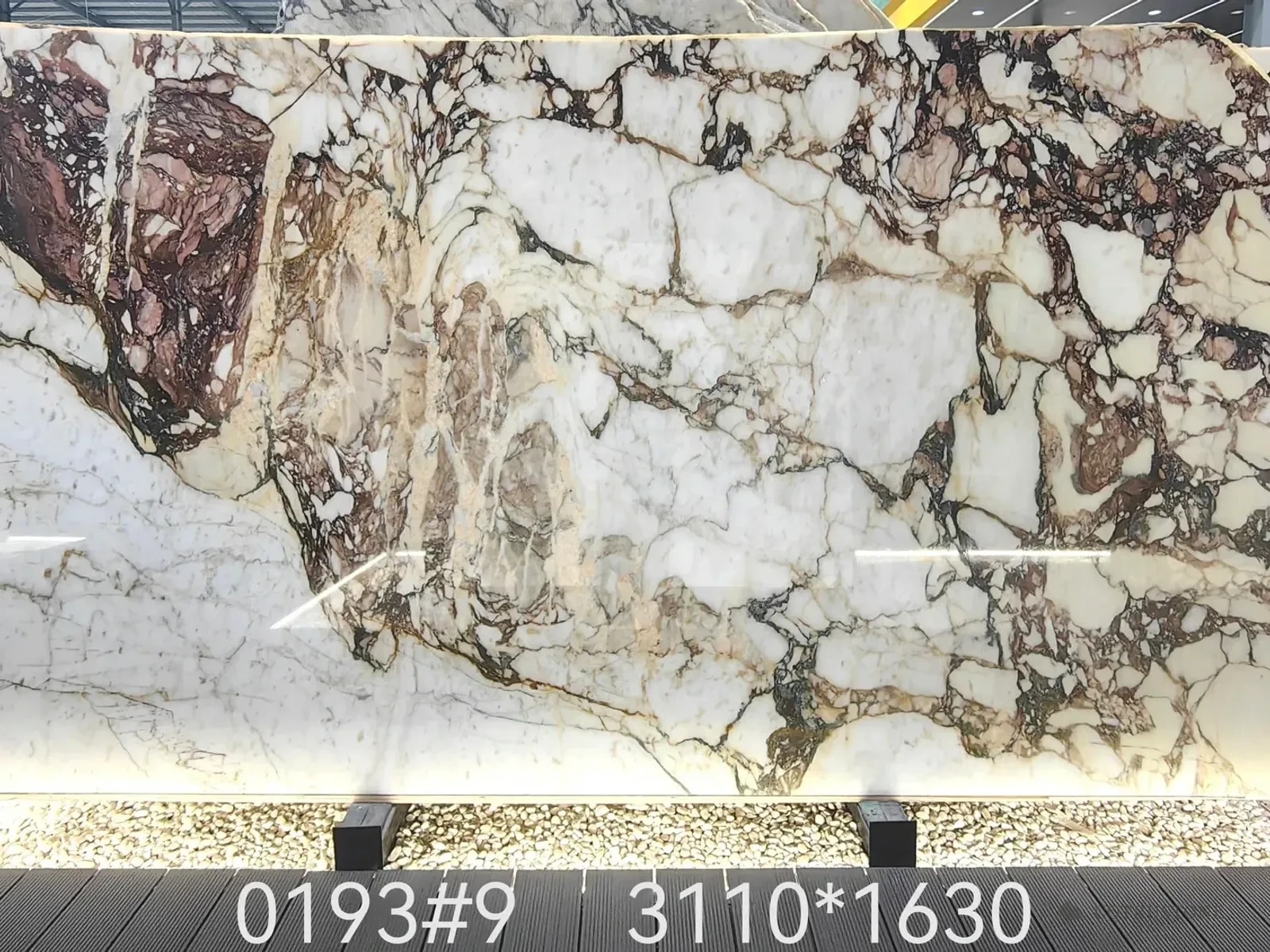 Calacatta Viola natural stone additional slab selection