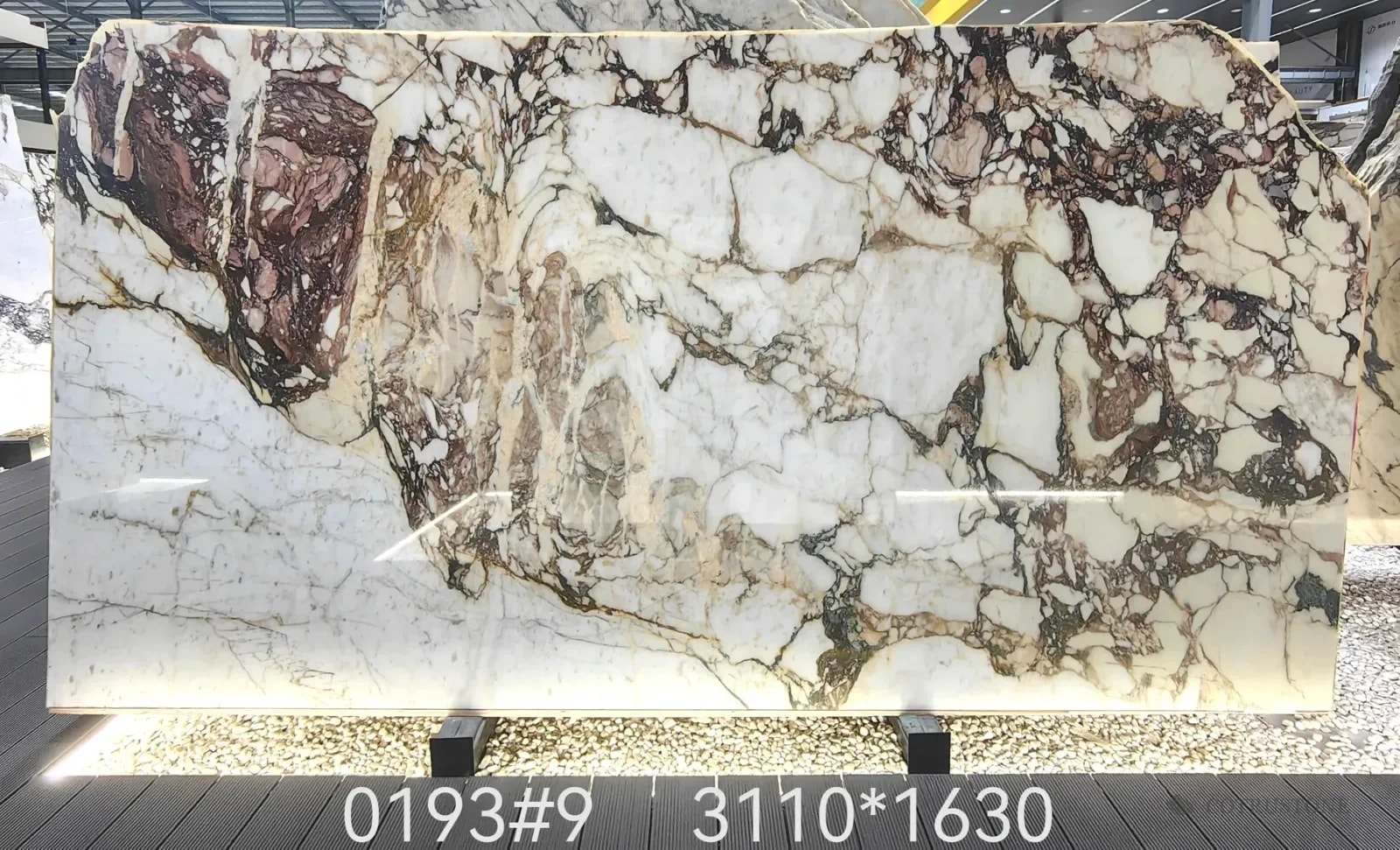 Calacatta Viola natural stone additional slab selection