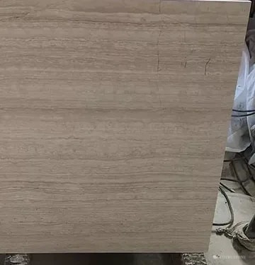 White Serpeggiante Marble — fine linear bands